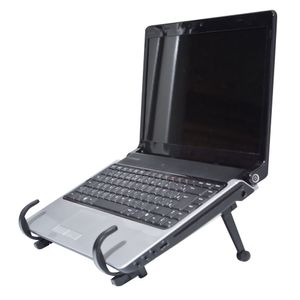 Suporte para notebook SEMI NOVO da Prolabore. Aço zincado. Ergonômico. Ajustável.