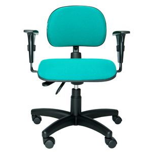 Cadeira secretária ergonômica Prolabore BITS com ajuste lombar. Tecido.