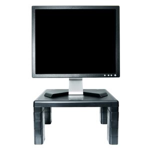 Suporte para monitor de mesa ergonômico. Retangular.
