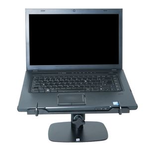Suporte notebook pedestal. Em aço. Ajustável.