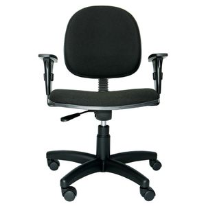 Cadeira ergonômica PROLABORE. Linha BOL. Giratória. Braços ajustáveis. Mecanismo V/H. Rodízios. Tecido