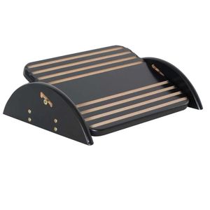 Apoio para pés ergonômico. MDF. 3 Alturas. Ajuste de inclinação.