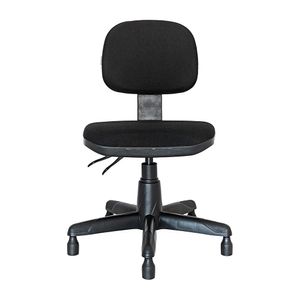 Cadeira para costureira ergonômica PROLABORE. COSTURARE SLIM. Ajuste Lombar (Ângulo). NR17. Base Convencional com Sapatas. Tecido
