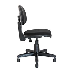 Cadeira para costureira ergonômica PROLABORE. COSTURARE SLIM. Ajuste Lombar (Ângulo). NR17. Base Convencional com Sapatas. Tecido