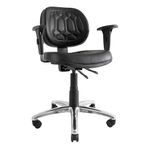 cadeiraergonomicagiratoriacoolpentagondiagonalbasealuminio