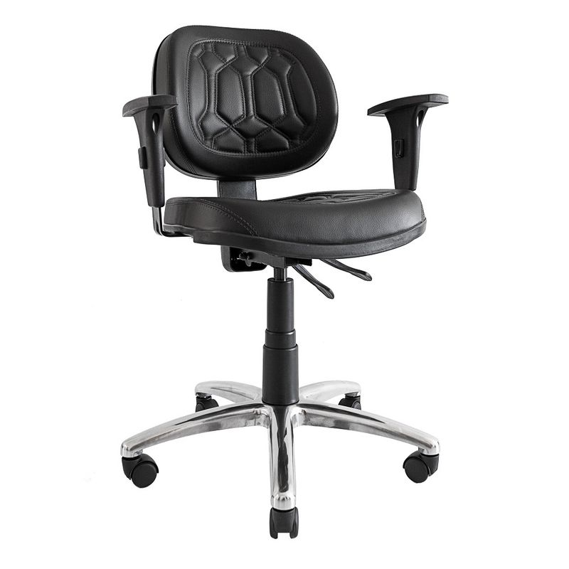 cadeiraergonomicagiratoriacoolpentagondiagonalbasealuminio