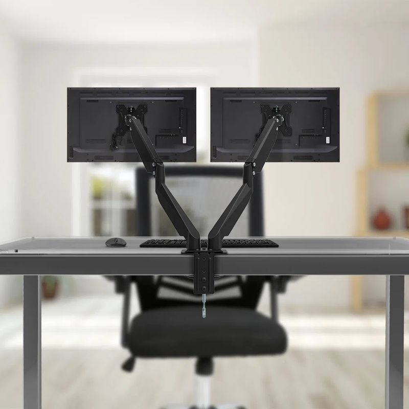 SuportedeMesaArticuladoparaMonitor2TelasPistaoaGasFoto5