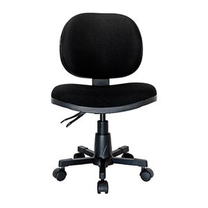 Cadeira para costureira ergonômica PROLABORE. COSTURARE PRO. Ajuste Lombar (ângulo). NR17. Com RODÍZIOS. Tecido