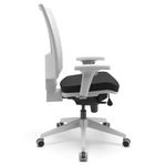 cadeira-ergonomica-flash-tela-cinza-assento-tecido-preto-base-piramidal-cinza-mecanismo-slider-lado